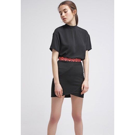 Miss Selfridge Spódnica mini black zalando  mini