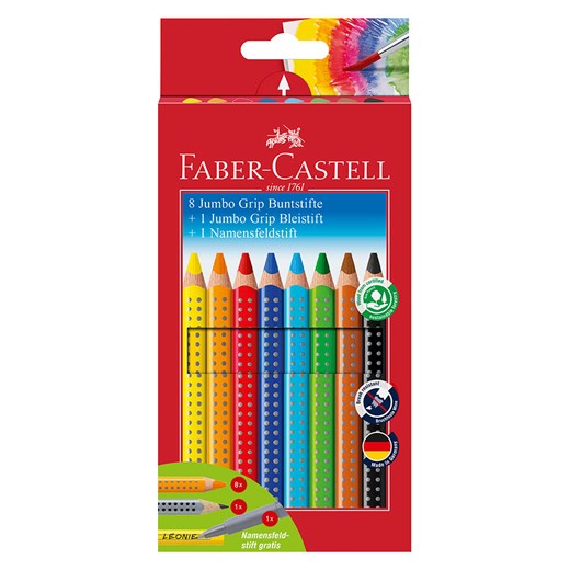 Faber-Castell Kredki (10 szt.) &quot;Jumbo Grip&quot; ze sklepu Limango Polska w kategorii Zabawki - zdjęcie 173921846