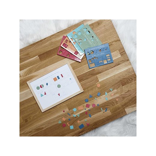 The Home Deco Kids Pudełko do nauki &quot;Montessori - Formes&quot; - 6+ The Home Deco Kids onesize Limango Polska wyprzedaż