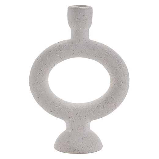 Bahne Świecznik w kolorze białym - (S)14 x (W)20,5 x (G)7,5 cm ze sklepu Limango Polska w kategorii Świeczniki - zdjęcie 173923338