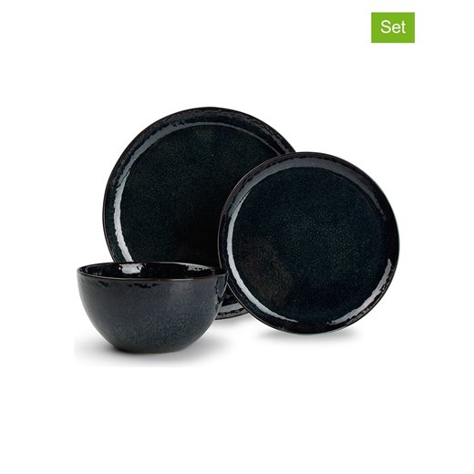 Salt and Pepper 12-częściowy zestaw &quot;Saphir Mielo&quot; w kolorze czarnym ze sklepu Limango Polska w kategorii Naczynia - zdjęcie 173923625