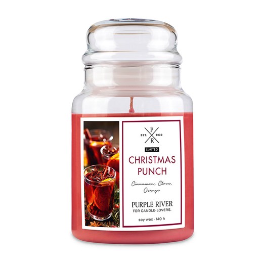 Purple River Świeca zapachowa &quot;Christmas Punch&quot; - 623 g ze sklepu Limango Polska w kategorii Perfumy damskie - zdjęcie 173924329