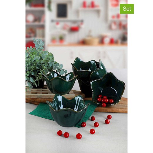 Violeta Home Mini miski (6 szt.) w kolorze zielonym - Ø 12 cm ze sklepu Limango Polska w kategorii Miski - zdjęcie 173924468