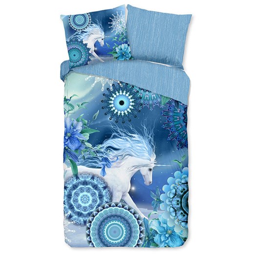 Hip Komplet pościeli flanelowej &quot;Lumi&quot; w kolorze niebieskim ze sklepu Limango Polska w kategorii Pościele - zdjęcie 173924779