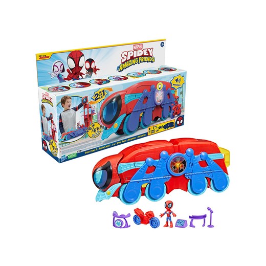 Hasbro Pojazd do zabawy 2w1 &quot;Sider Caterpillar&quot; w kolorze czerwonym - 3+ ze sklepu Limango Polska w kategorii Zabawki - zdjęcie 173925109