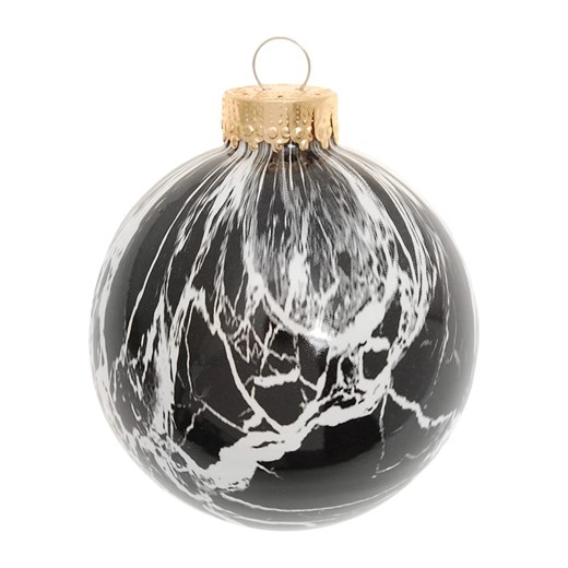 Krebs Glas Lauscha Ozdoba choinkowa w kolorze czarnym - Ø 8 cm ze sklepu Limango Polska w kategorii Dekoracje bożonarodzeniowe - zdjęcie 173926807