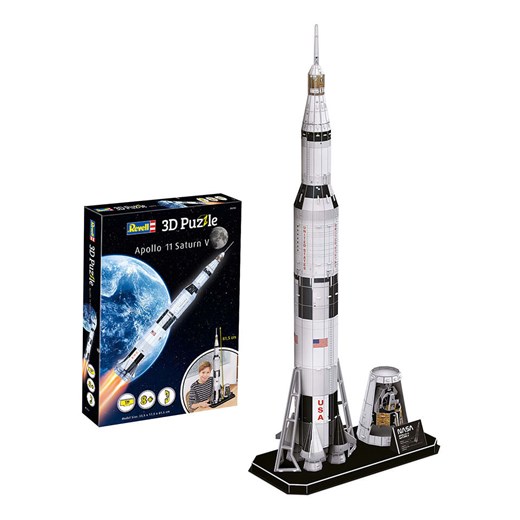 Revell 136-częściowe puzzle 3D &quot;Apollo 11 Saturn V&quot; - 8+ ze sklepu Limango Polska w kategorii Puzzle - zdjęcie 173926976