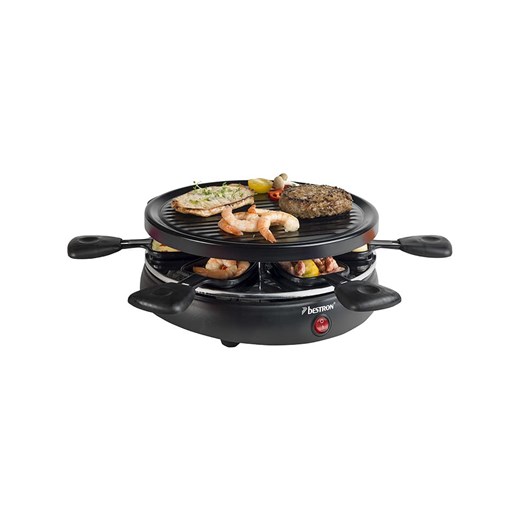 bESTRON Grill &quot;Black Label&quot; w kolorze czarnym do raclette ze sklepu Limango Polska w kategorii Paski męskie - zdjęcie 173927849