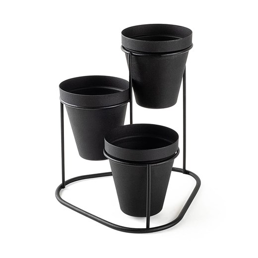 Scandinavia Concept Stojak w kolorze czarnym na kwiaty - 19 x 20 x 19 cm Scandinavia Concept onesize promocja Limango Polska