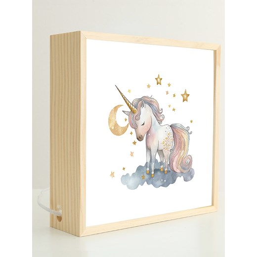 Woody Kids Oświetlenie dekoracyjne LED w kolorze białym ze wzorem - 20 x 20 x 5 cm ze sklepu Limango Polska w kategorii Oświetlenie led - zdjęcie 173928768