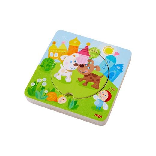 Haba 6-częściowe drewniane puzzle &quot;Colorful animals&quot; - 12 m+ ze sklepu Limango Polska w kategorii Puzzle - zdjęcie 173929319