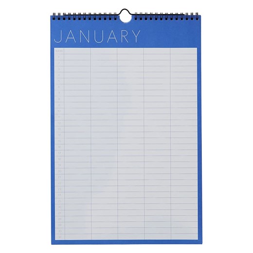 Design Letters Planer w kolorze niebieskim - 25 x 39 cm ze sklepu Limango Polska w kategorii Akcesoria biurowe - zdjęcie 173929357