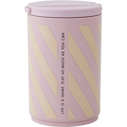 Design Letters Kubek w kolorze jasnoróżowym - 330 ml Design Letters onesize wyprzedaż Limango Polska