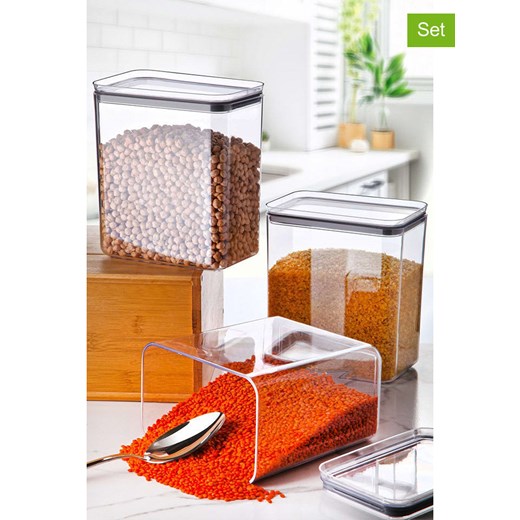 Violeta Home Pojemniki (3 szt.) - 2,6 l ze sklepu Limango Polska w kategorii Pojemniki kuchenne - zdjęcie 173929578