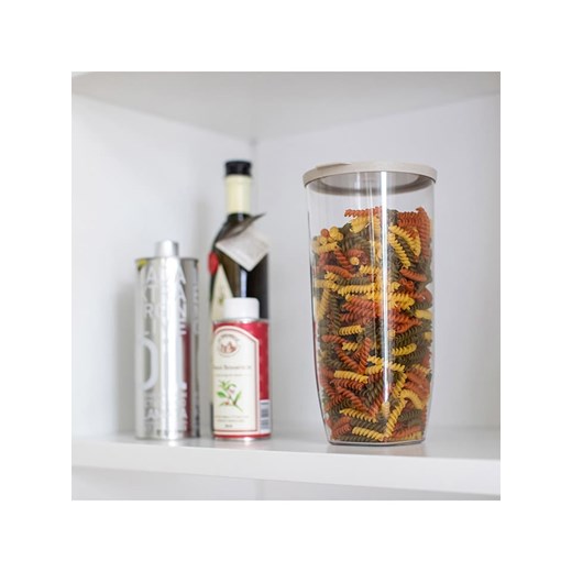 koziol Pojemnik &quot;Connect Dry Storage L&quot; w kolorze jasnoszarym - 2 l ze sklepu Limango Polska w kategorii Pojemniki kuchenne - zdjęcie 173929667