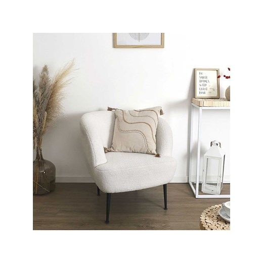 Ethnical Life Poduszka w kolorze beżowym - 40 x 40 cm ze sklepu Limango Polska w kategorii Poduszki dekoracyjne - zdjęcie 173932329