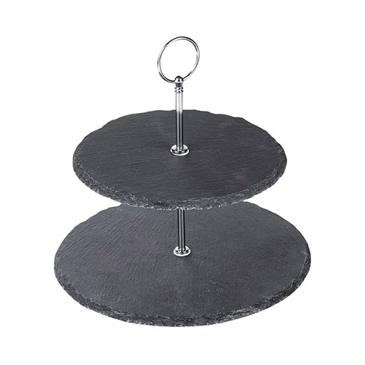 Chefware Etażerka w kolorze antracytowym - wys. 25 cm ze sklepu Limango Polska w kategorii Misy i tace dekoracyjne - zdjęcie 173933067