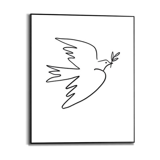 Orangewallz Druk artystyczny &quot;Dove of Peace&quot; w ramce ze sklepu Limango Polska w kategorii Obrazy - zdjęcie 173933097