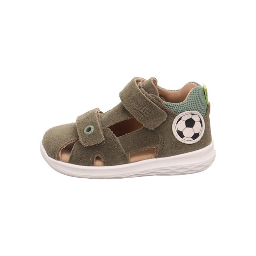 superfit Skórzane półsandały &quot;Bumblebee&quot; w kolorze khaki ze sklepu Limango Polska w kategorii Sandały dziecięce - zdjęcie 173935965