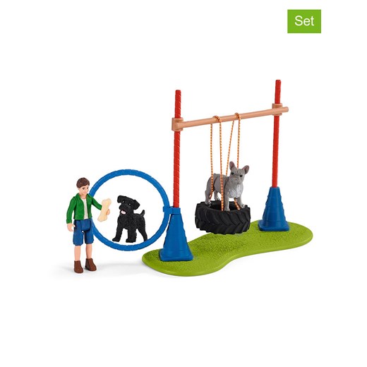 Schleich 20-częściowy zestaw &quot;Puppy Agility Training&quot; - 3+ ze sklepu Limango Polska w kategorii Zabawki - zdjęcie 173936906