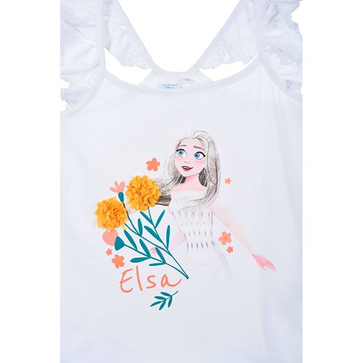 Disney Frozen Top &quot;Kraina lodu&quot; w kolorze białym 128 promocja Limango Polska