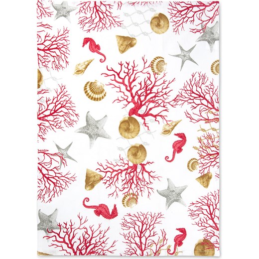Trendy Kitchen by EXCÉLSA Ściereczka "Coral" ze wzorem do naczyń - 70 x 50 cm - id: 15433887 - marki Trendy Kitchen By Excélsa - 173938786 Trendy Kitchen by EXCÉLSA Ściereczka "Coral" ze wzorem do naczyń - 70 x 50 cm ze sklepu Limango Polska w kategorii Ścierki kuchenne - zdjęcie 173938786