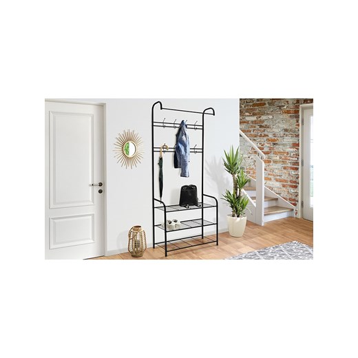 IDOMYA Essentials Garderoba "Pasadena" w kolorze czarnym - 71 x 186 x Idomya Essentials onesize promocyjna cena Limango Polska