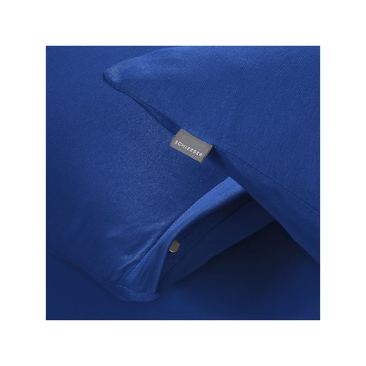 Schiesser Dżersejowa poszewka &quot;Jessi&quot; w kolorze niebieskim na poduszkę Schiesser 40x40 cm okazja Limango Polska