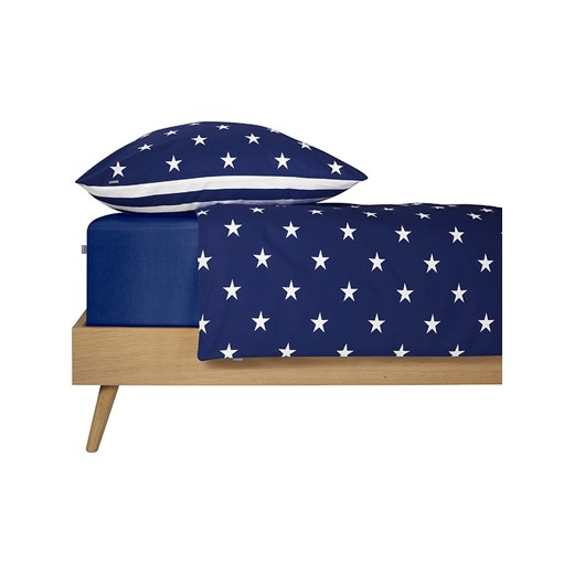 Schiesser Prześcieradło "Elli" w kolorze granatowym na gumce Schiesser 100x200 cm wyprzedaż Limango Polska