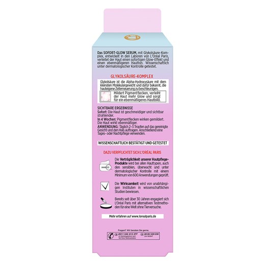 L&apos;Oréal Paris Serum &quot;Glycolic-Bright Sofort-Glow&quot; - 30 ml onesize okazyjna cena Limango Polska