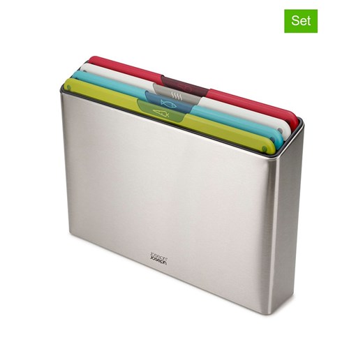 JosephJoseph 5-częściowy zestaw &quot;Folio&quot; w kolorze srebrnym ze wzorem Josephjoseph onesize Limango Polska okazja