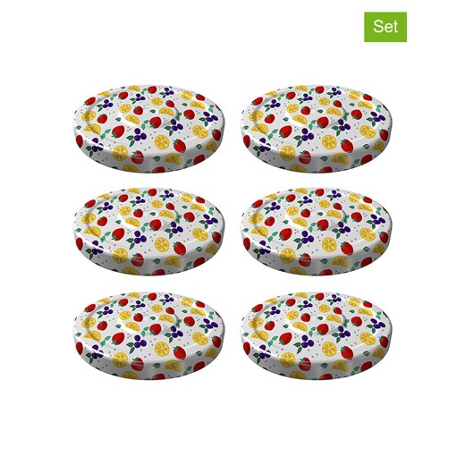 Dr. Oetker Zakrętki (6 szt.) ze wzorem - Ø 7,3 cm ze sklepu Limango Polska w kategorii Akcesoria kuchenne - zdjęcie 173945258