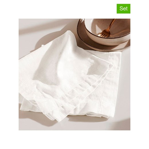 Mint Rugs Serwetki (2 szt.) w kolorze białym Mint Rugs onesize okazyjna cena Limango Polska