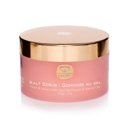 KEDMA Peeling solny &quot;Peach-Honey&quot; - 350 g Kedma onesize promocyjna cena Limango Polska
