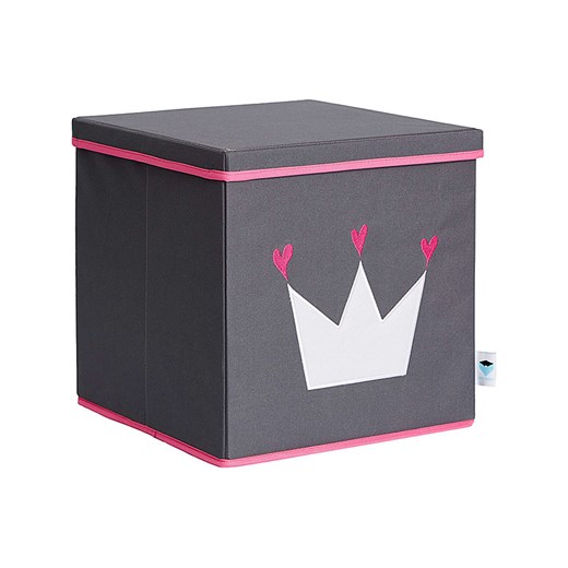 STORE IT Pudełko w kolorze szaro-różowym - 33 x 33 x 33 cm ze sklepu Limango Polska w kategorii Kosze i pudełka na zabawki - zdjęcie 173947365