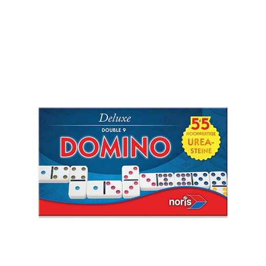 Noris Gra &quot;Deluxe Double 9 Domino&quot; - 6+ ze sklepu Limango Polska w kategorii Zabawki - zdjęcie 173948099