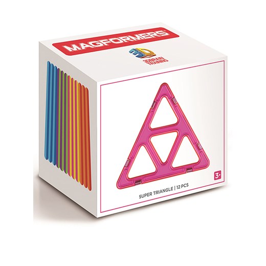 MAGFORMERS 12-częściowy zestaw magnetyczny &quot;Super Triangle&quot; - 3+ ze sklepu Limango Polska w kategorii Zabawki - zdjęcie 173948196