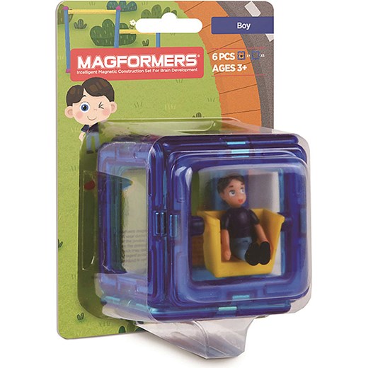 MAGFORMERS 6-częściowy zestaw akcesoriów &quot;Boy&quot; - 3+ ze sklepu Limango Polska w kategorii Zabawki - zdjęcie 173948197