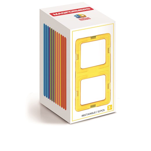 MAGFORMERS 12-częściowy zestaw magnetyczny &quot;Rectangle&quot; - 3+ ze sklepu Limango Polska w kategorii Zabawki - zdjęcie 173948198