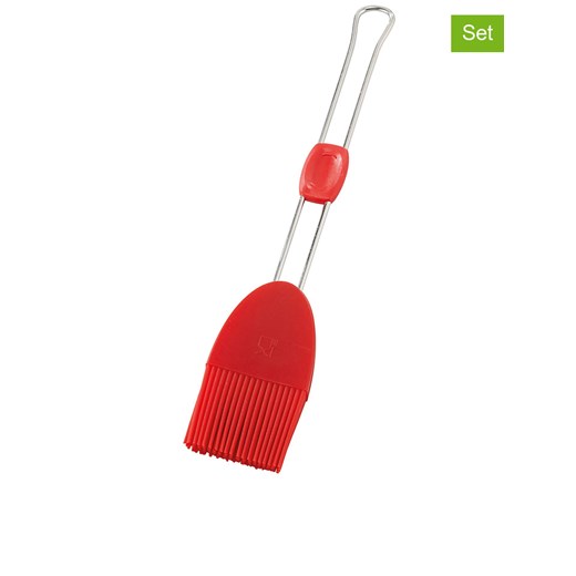Dr. Oetker Pędzle cukiernicze (2 szt.) &quot;Flexxible&quot; w kolorze czerwonym - 26 cm ze sklepu Limango Polska w kategorii Akcesoria kuchenne - zdjęcie 173948215