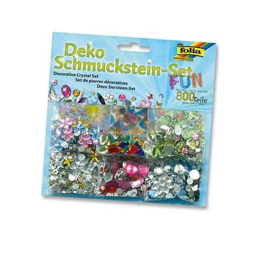 folia PAPER Zestaw ozdobnych kamyczków &quot;Fun&quot; w różnych kolorach ze sklepu Limango Polska w kategorii Zabawki - zdjęcie 173948496