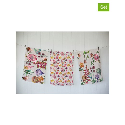 Madre Selva Ściereczki (3 szt.) ze wzorem do naczyń - 70 x 50 cm ze sklepu Limango Polska w kategorii Ścierki kuchenne - zdjęcie 173948578