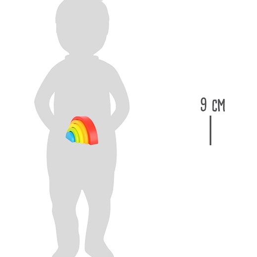 small foot Klocki &quot;Rainbow&quot; - 12 m+ Small Foot onesize promocja Limango Polska