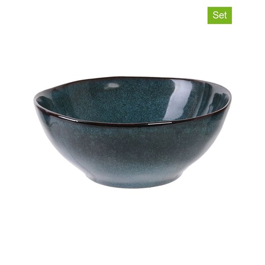THE HOME DECO FACTORY Miski (3 szt.) w kolorze niebieskim - Ø 14,5 cm ze sklepu Limango Polska w kategorii Miski - zdjęcie 173950335