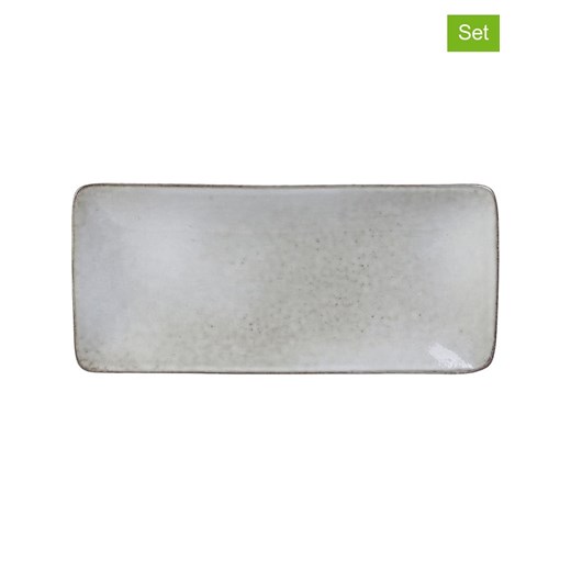 THE HOME DECO FACTORY Talerze (3 szt.) w kolorze szarym - 22 x 10 cm ze sklepu Limango Polska w kategorii Naczynia - zdjęcie 173950339