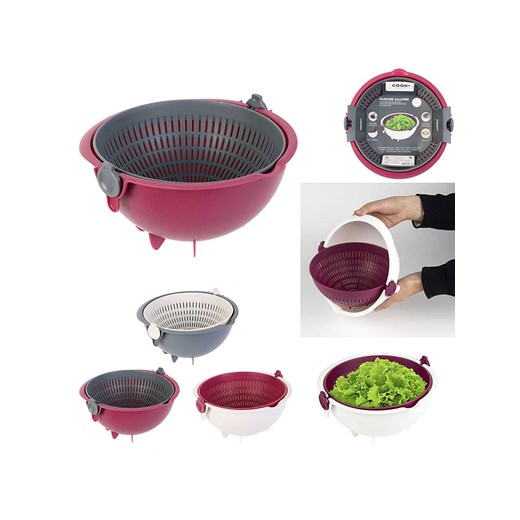 COOK CONCEPT Sitko 2w1 do sałaty - 26,5 x 15,5 x 23,3 cm (produkt niespodzianka) ze sklepu Limango Polska w kategorii Akcesoria kuchenne - zdjęcie 173950845