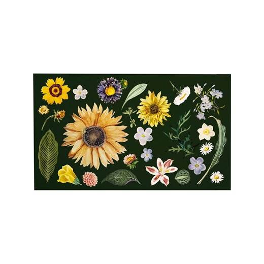Madre Selva Wycieraczka w kolorze ciemnozielonym ze wzorem - 70 x 40 cm Madre Selva onesize okazyjna cena Limango Polska