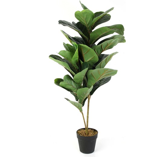 THE HOME DECO FACTORY Sztuczna roślina w kolorze zielonym - wys. 98 x Ø 14 cm ze sklepu Limango Polska w kategorii Doniczki i osłonki - zdjęcie 173951007
