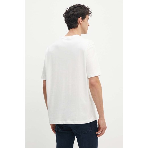 Armani Exchange t-shirt bawełniany męski kolor biały z nadrukiem 6DZTLD ZJ9JZ Armani Exchange XL ANSWEAR.com