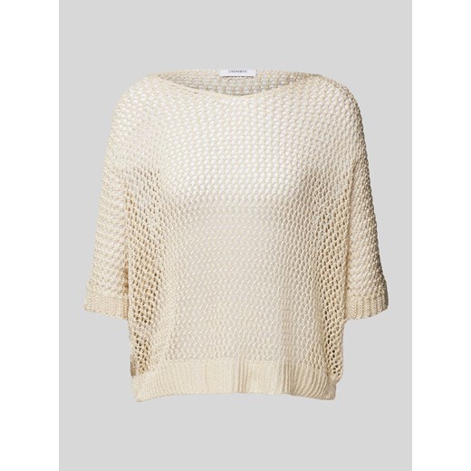 Sweter z dzianiny z ażurowym wzorem ze sklepu Peek&Cloppenburg  w kategorii Swetry damskie - zdjęcie 173954456